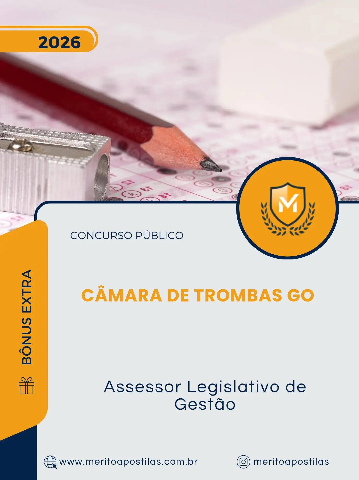 Apostila Assessor Legislativo de Gestão Câmara de Trombas GO 2026
