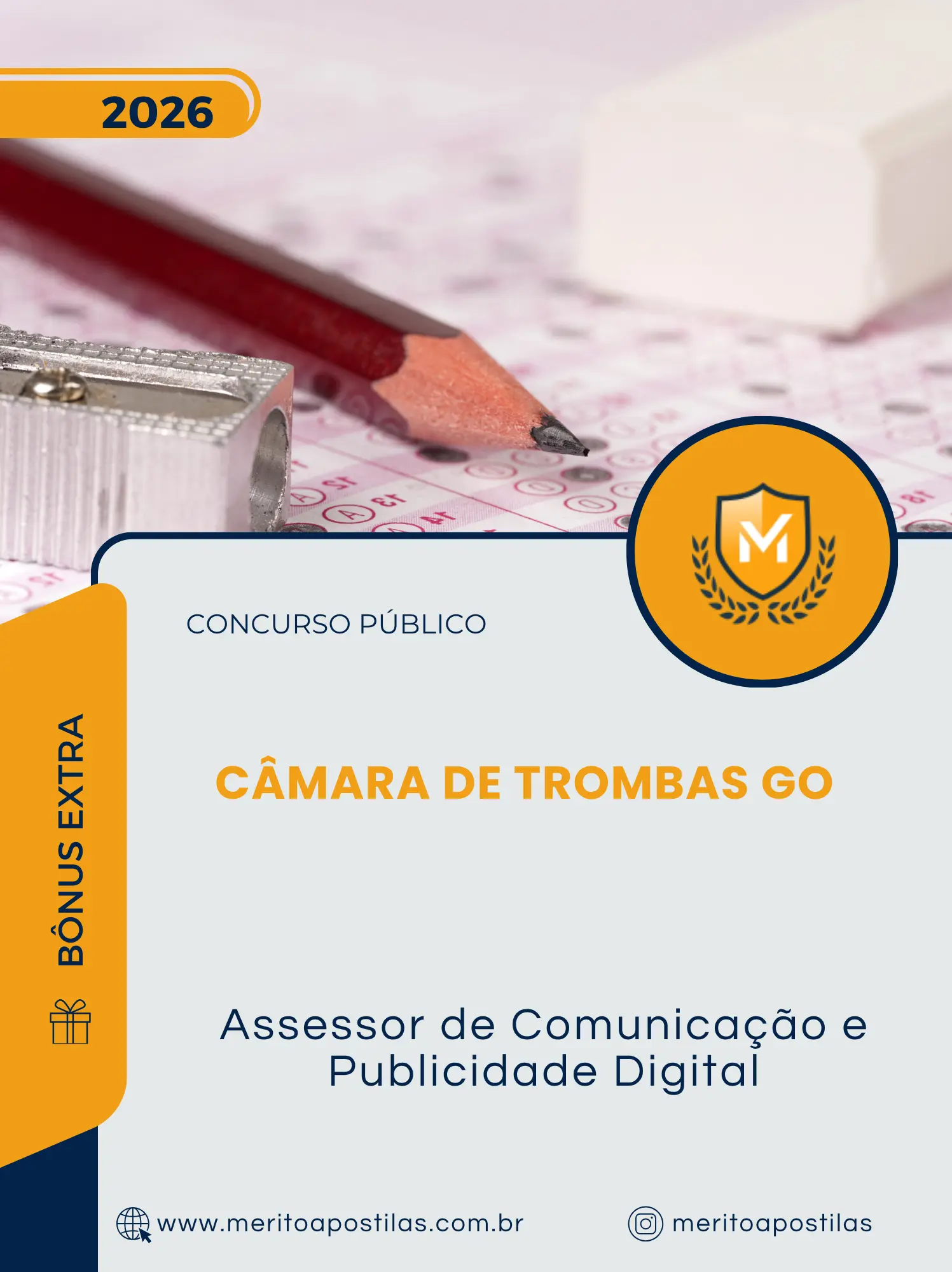 Apostila Assessor de Comunicação e Publicidade Digital Câmara de Trombas GO 2026