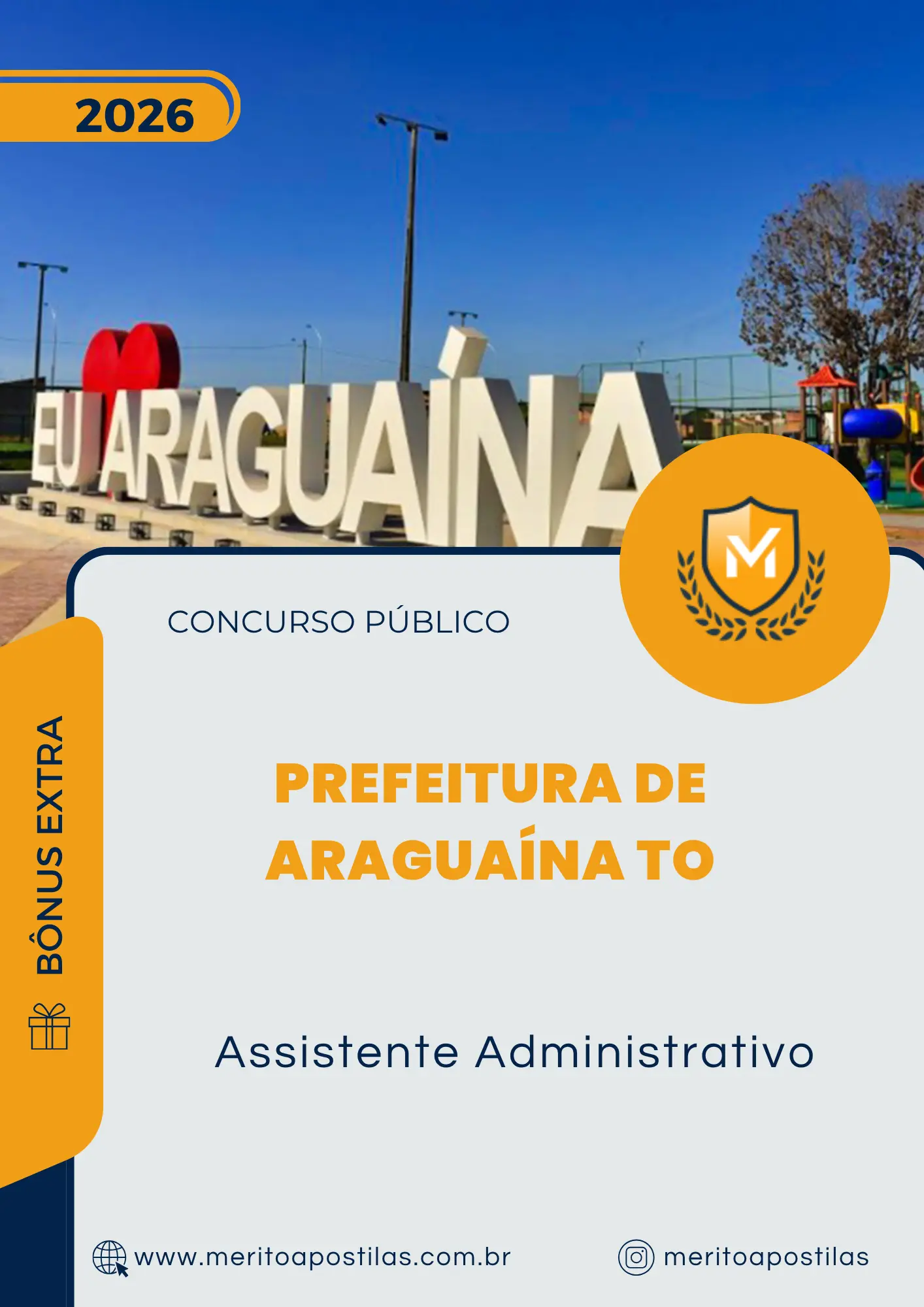Apostila Assistente Administrativo Prefeitura de Araguaína TO 2026