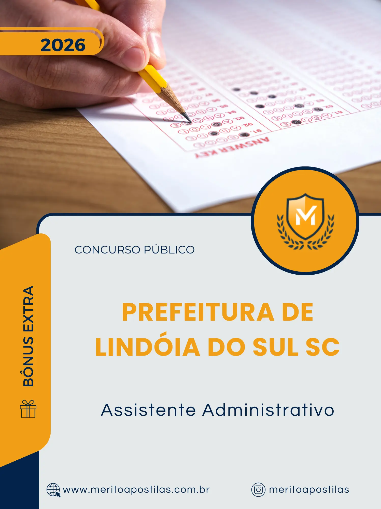Apostila Assistente Administrativo Prefeitura de Lindóia do Sul SC 2026