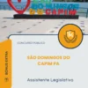 Apostila Assistente Legislativo Câmara de São Domingos do Capim PA 2026