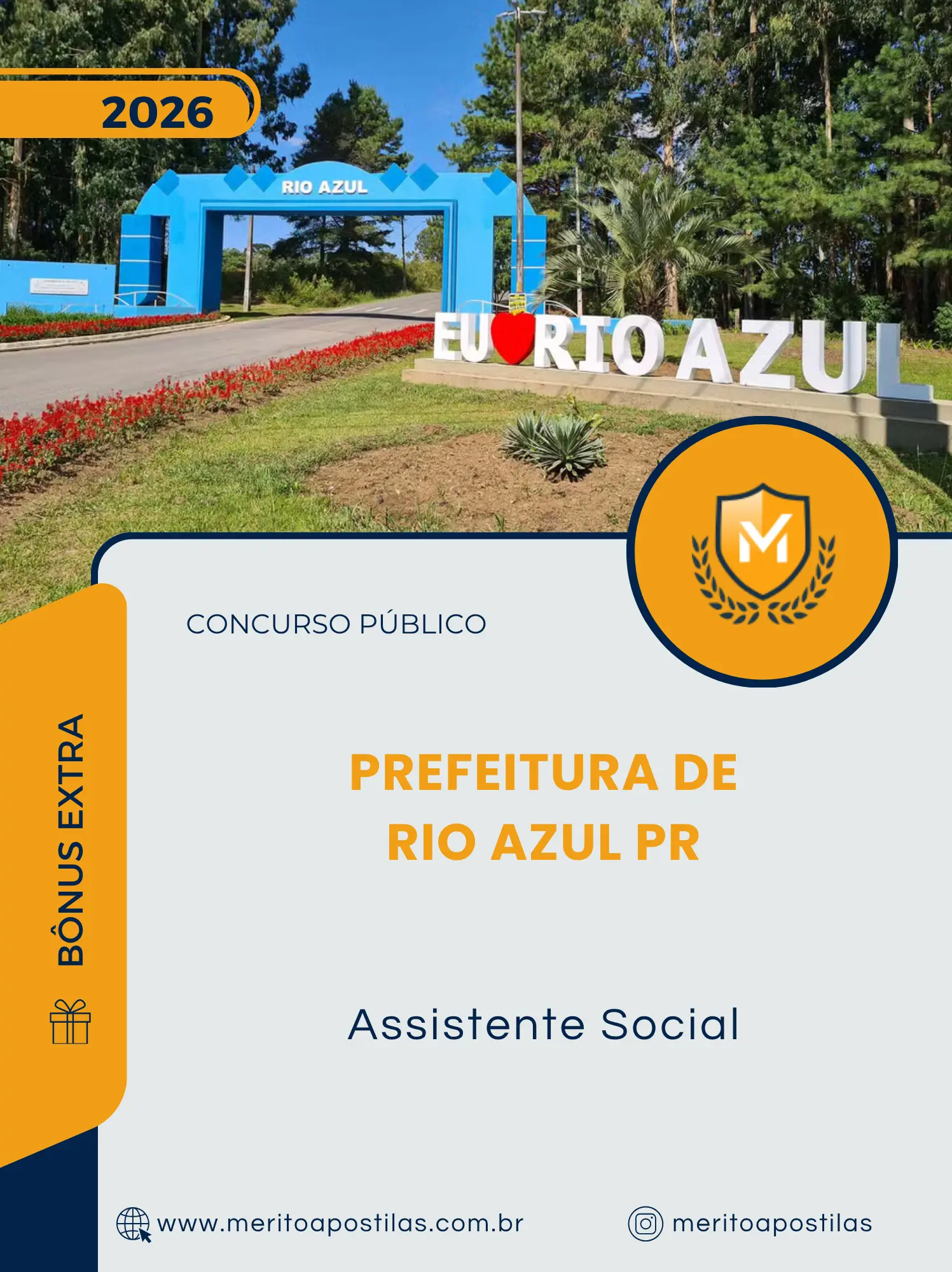 Apostila Assistente Social Prefeitura de Rio Azul PR 2026