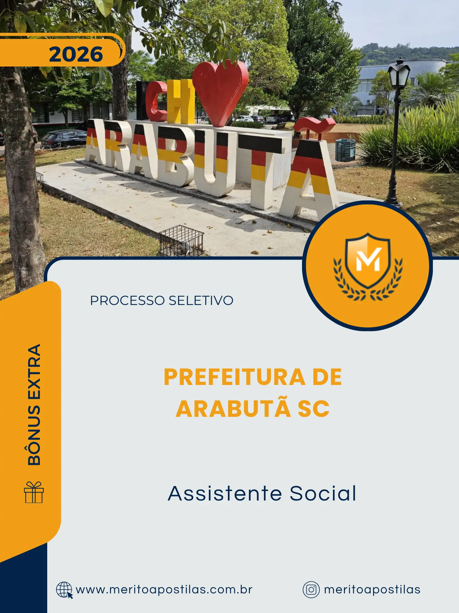 Apostila Assistente Social Prefeitura de Arabutã SC 2026