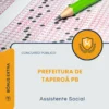 Apostila Assistente Social Prefeitura de Taperoá PB 2026