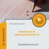 Apostila Assistente Social Prefeitura de Amélia Rodrigues BA 2026