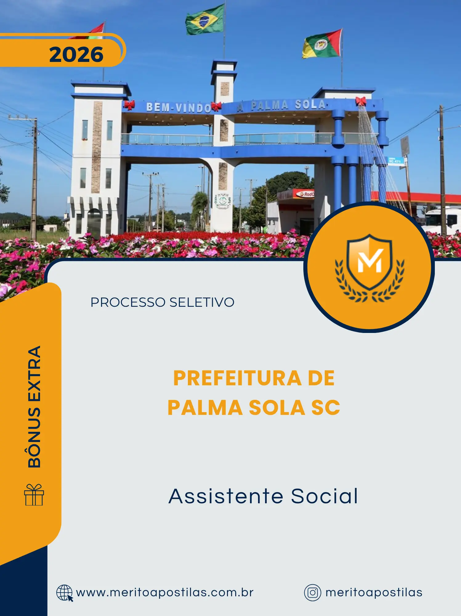 Apostila Assistente Social Prefeitura de Palma Sola SC 2026