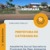 Apostila Assistente Social Secretaria Municipal De Meio Ambiente Prefeitura de Caturama BA 2026