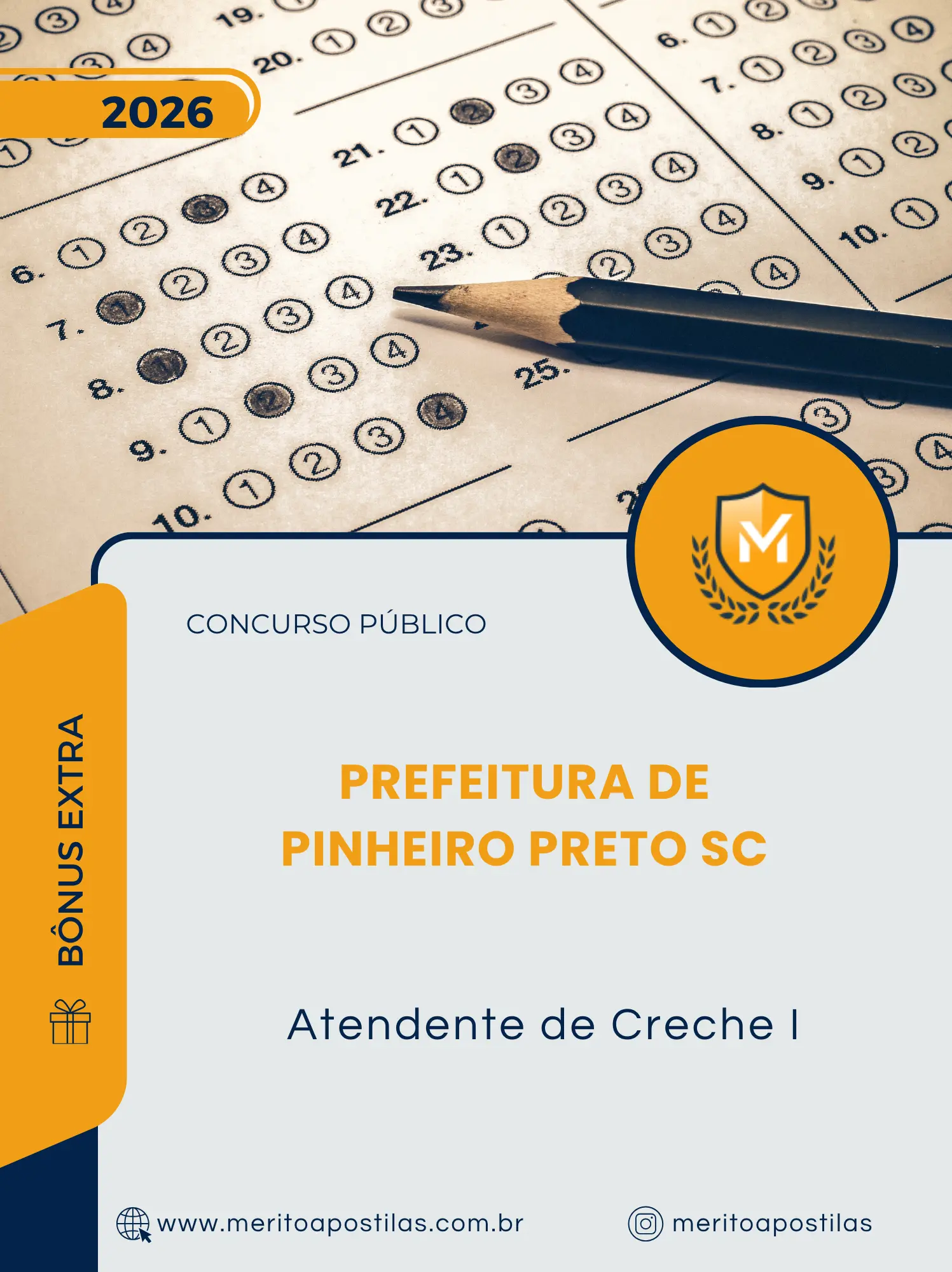 Apostila Atendente de Creche I Prefeitura de Pinheiro Preto SC 2026