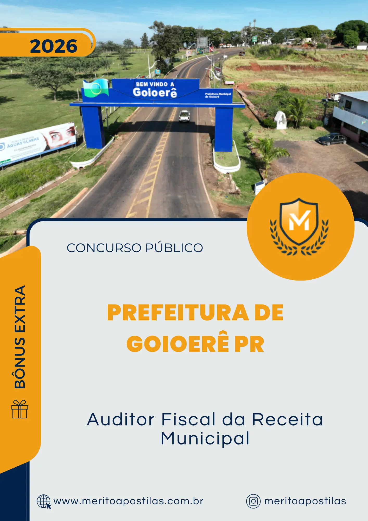 Apostila Auditor Fiscal da Receita Municipal Prefeitura de Goioerê PR 2026