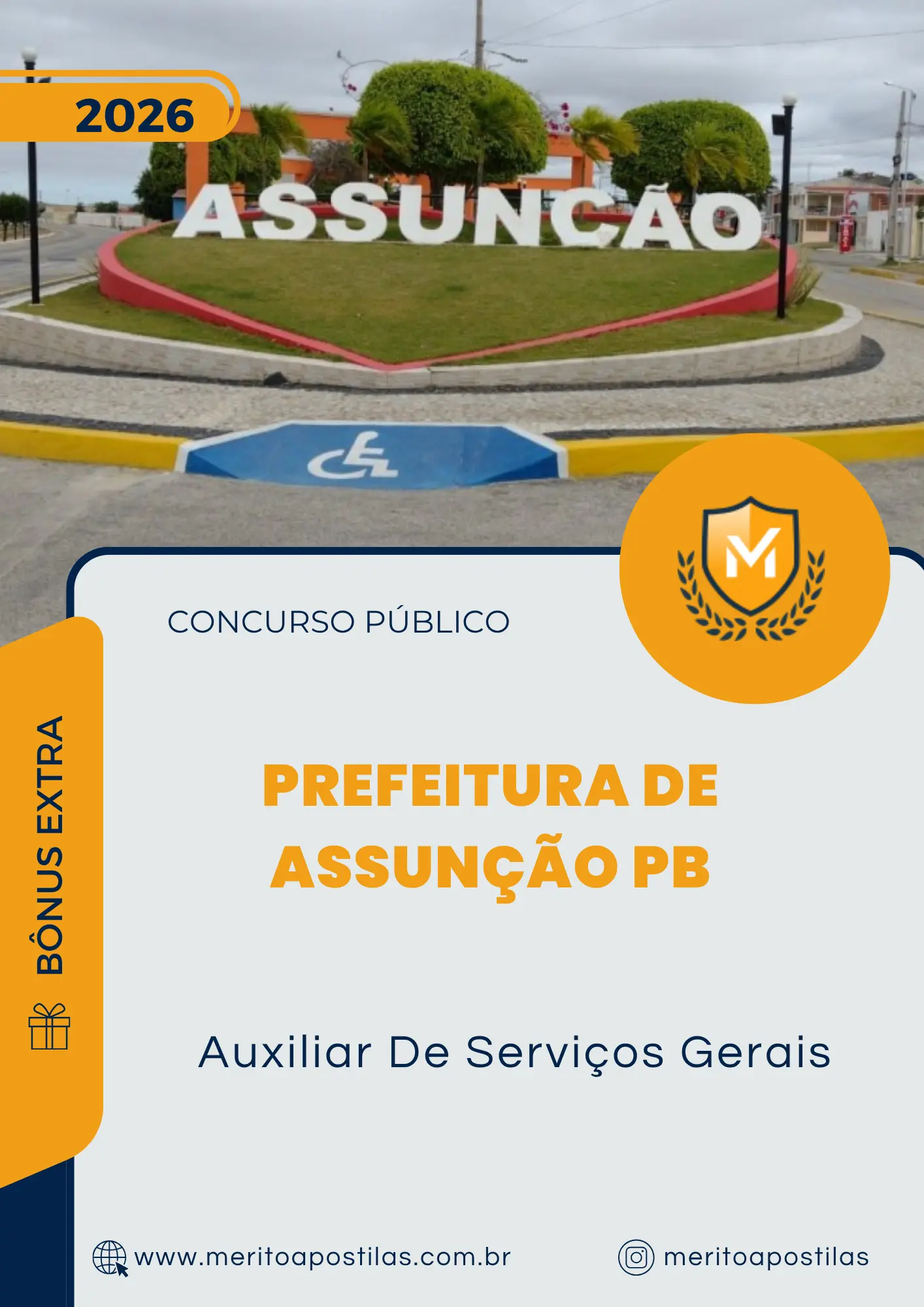 Apostila Auxiliar De Serviços Gerais Prefeitura de Assunção PB 2026