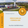 Apostila Auxiliar de Biblioteca Prefeitura de Formiga MG 2026