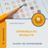 Apostila Auxiliar de Contabilidade Prefeitura de Boa Esperança do Iguaçu PR 2026