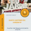 Apostila Auxiliar de Desenvolvimento Infantil Prefeitura de Santo Antônio do Jardim SP 2026