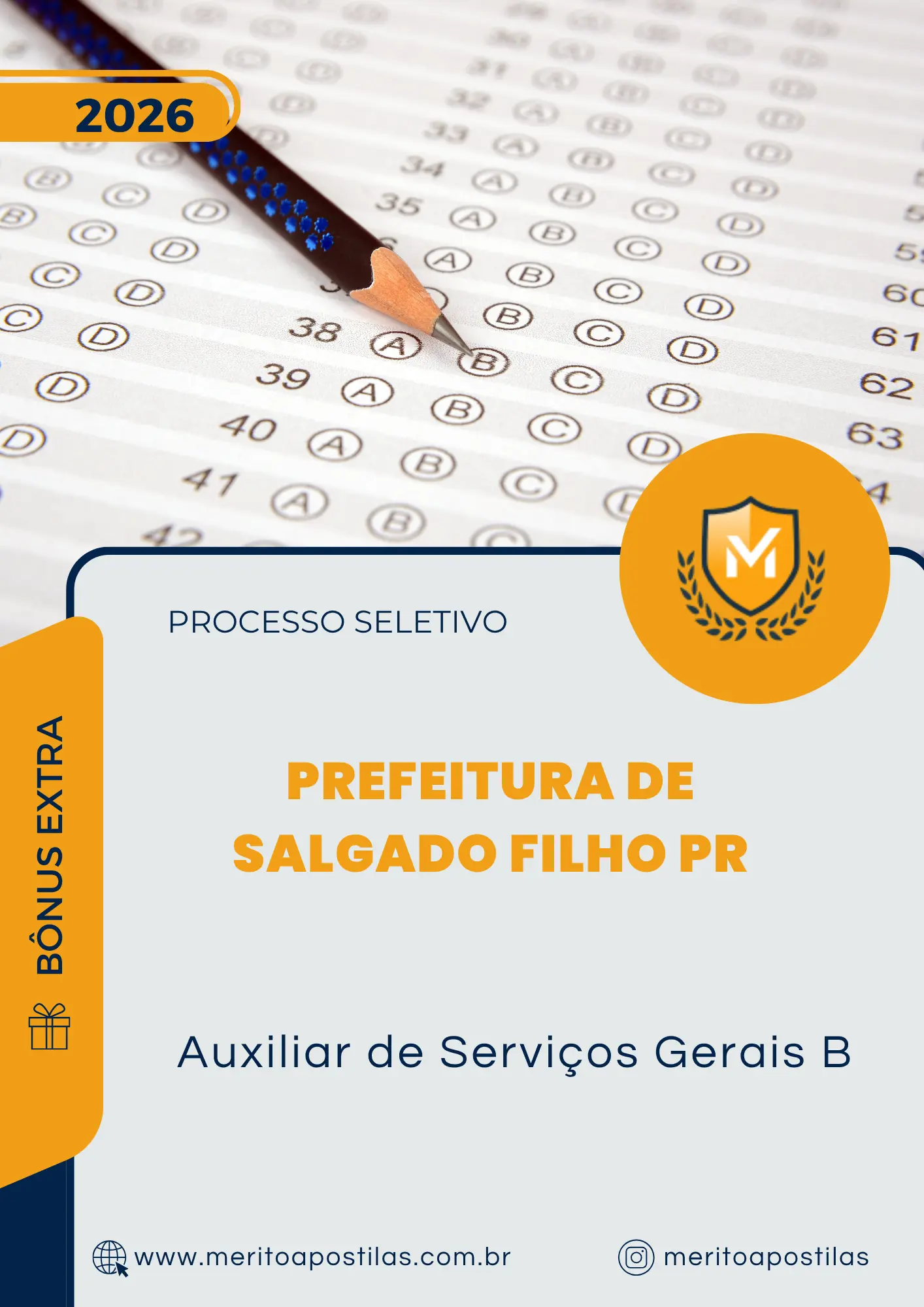 Apostila Auxiliar de Serviços Gerais B Prefeitura de Salgado Filho PR 2026