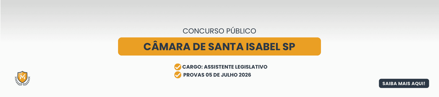 Câmara de Santa Isabel SP 2026