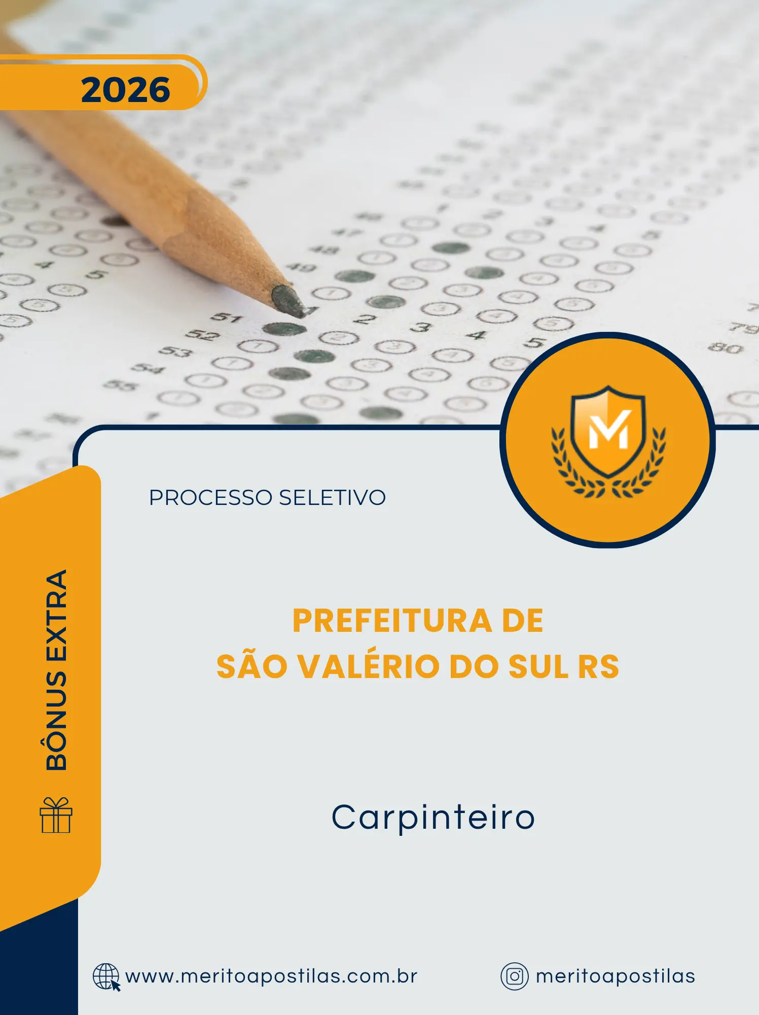Apostila Carpinteiro Prefeitura de São Valério do Sul RS 2026