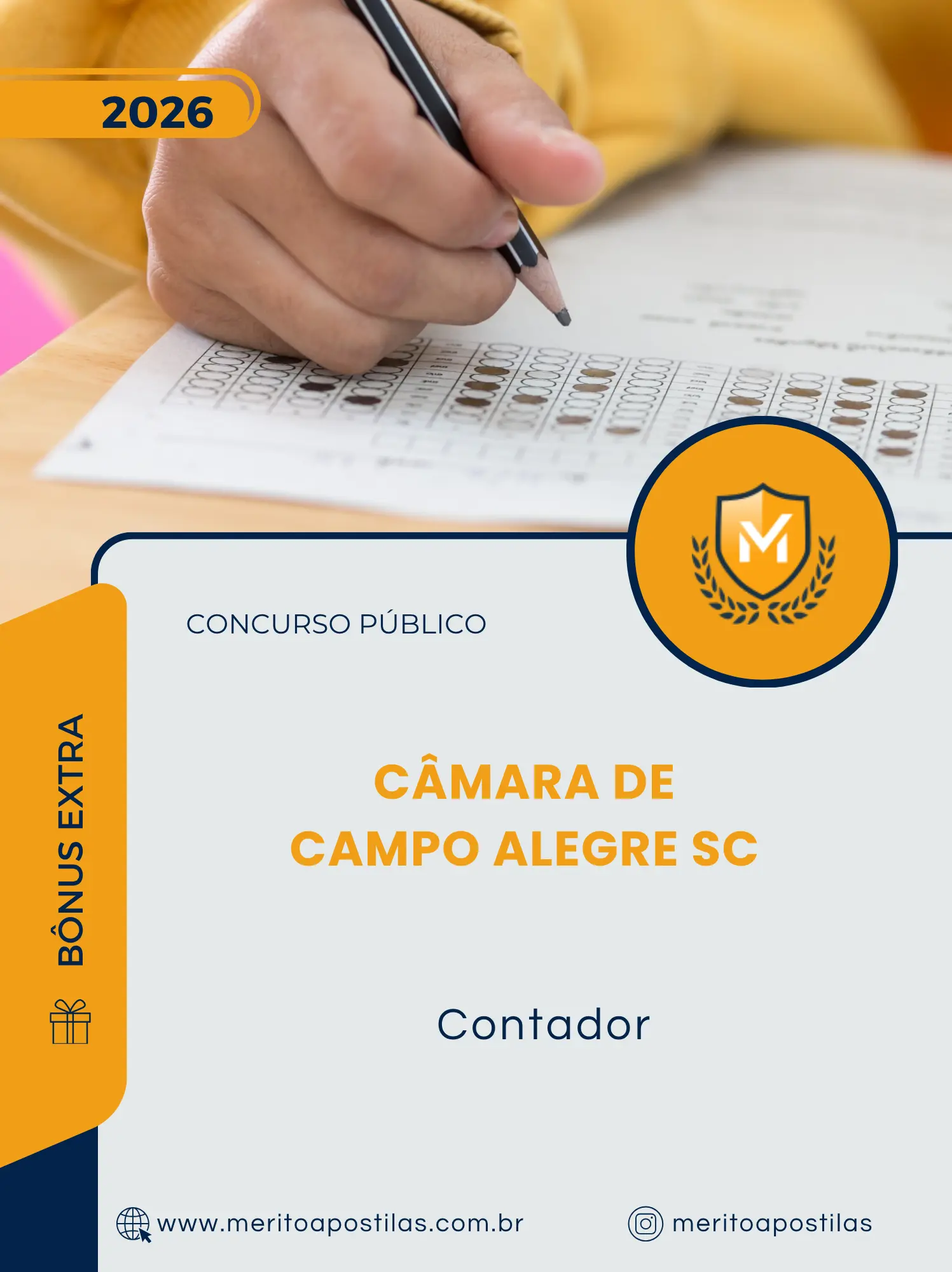 Apostila Contador Câmara de Campo Alegre SC 2026