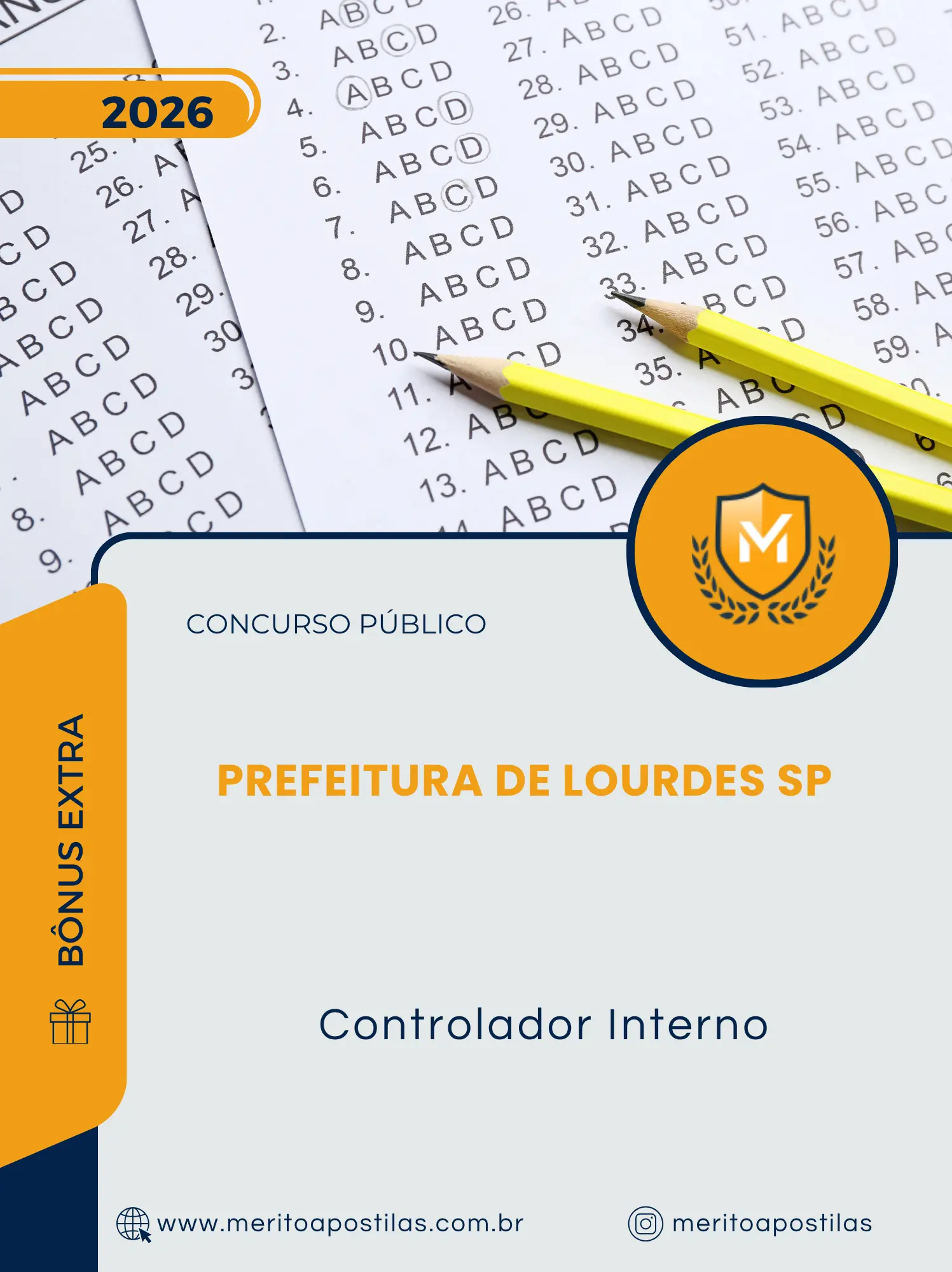 Apostila Controlador Interno Prefeitura de Lourdes SP 2026
