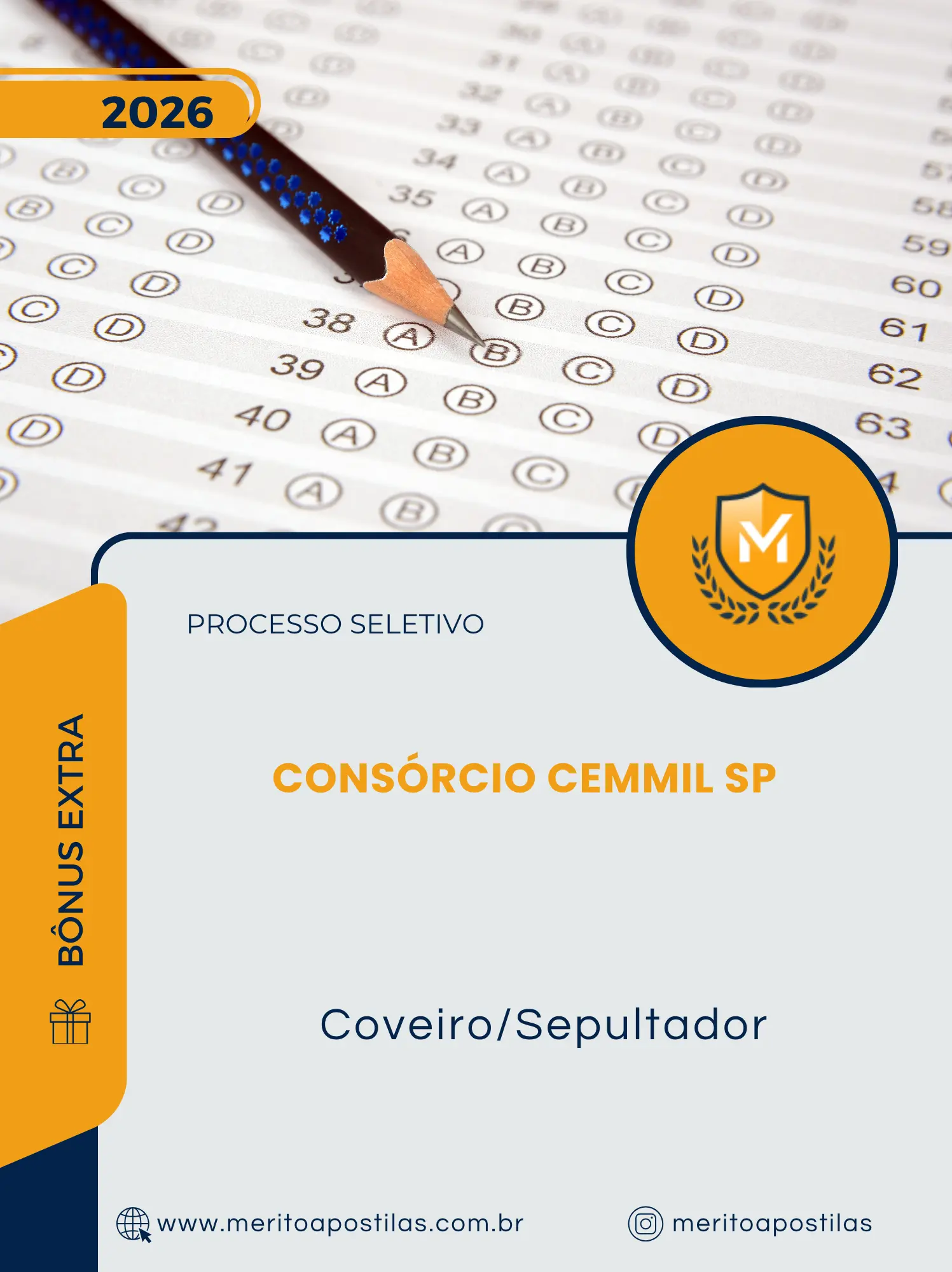 Apostila Coveiro Sepultador Processo Seletivo Consórcio CEMMIL SP 2026