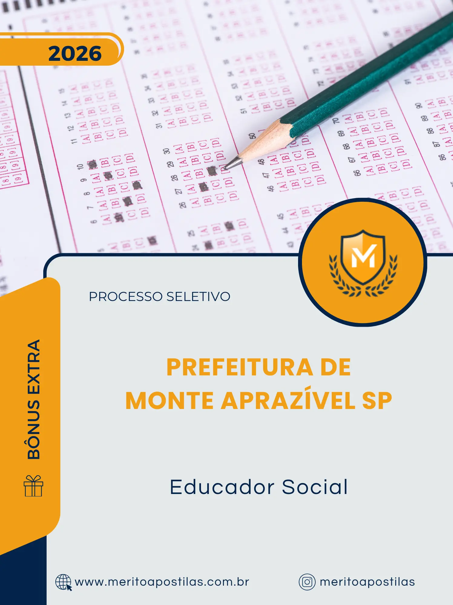 Apostila Educador Social Prefeitura de Monte Aprazível SP 2026