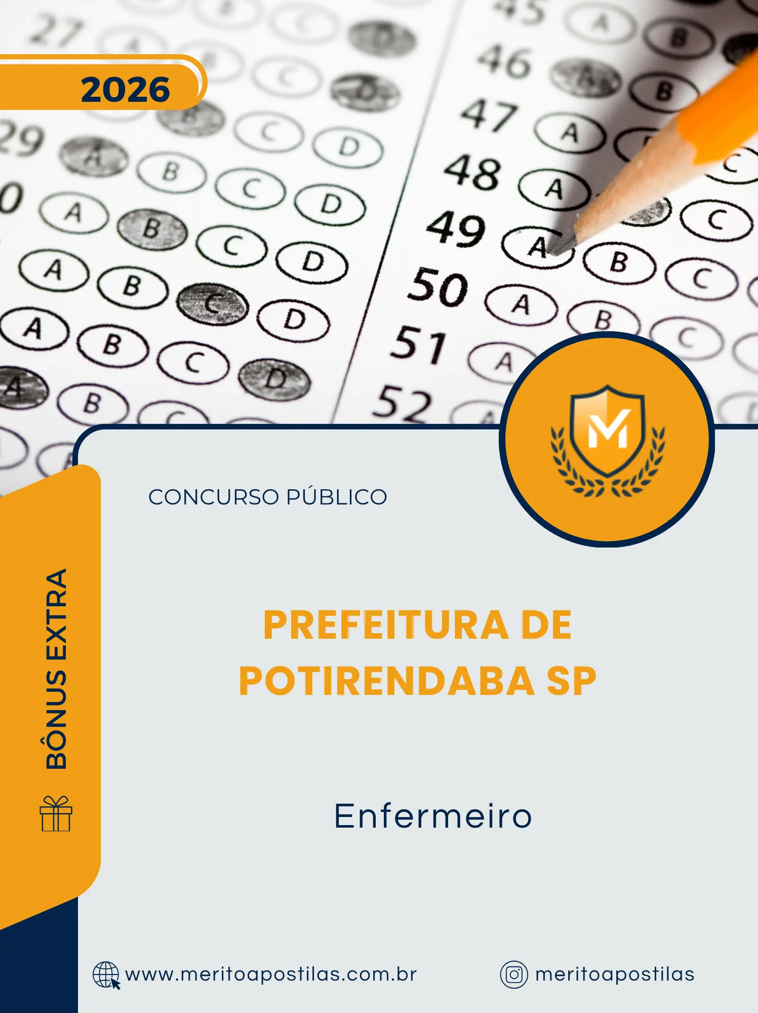 Apostila Enfermeiro Prefeitura de Potirendaba SP 2026