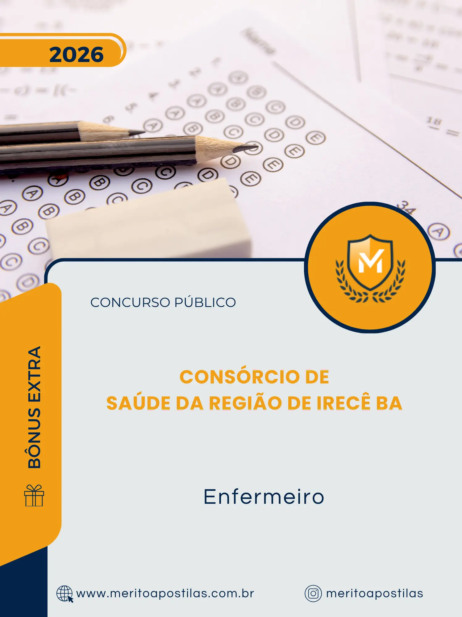 Apostila Enfermeiro Concurso Público Consórcio de Saúde da Região de Irecê BA 2026