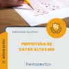 Apostila Farmacêutico Prefeitura de Catas Altas MG 2026