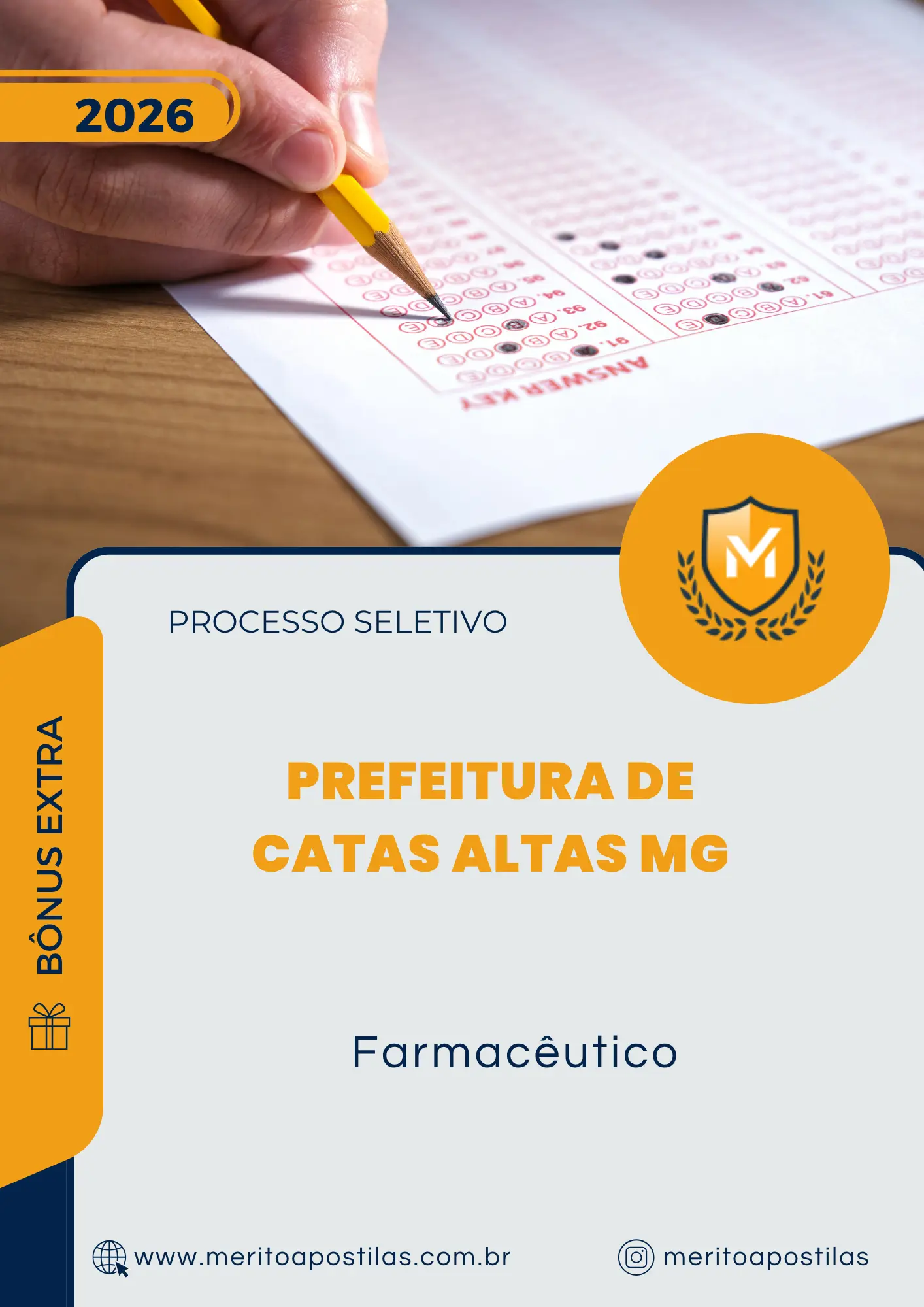 Apostila Farmacêutico Prefeitura de Catas Altas MG 2026