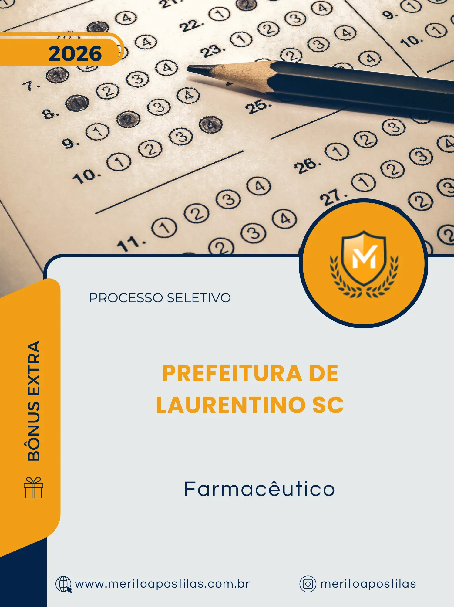 Apostila Farmacêutico Prefeitura de Laurentino SC 2026