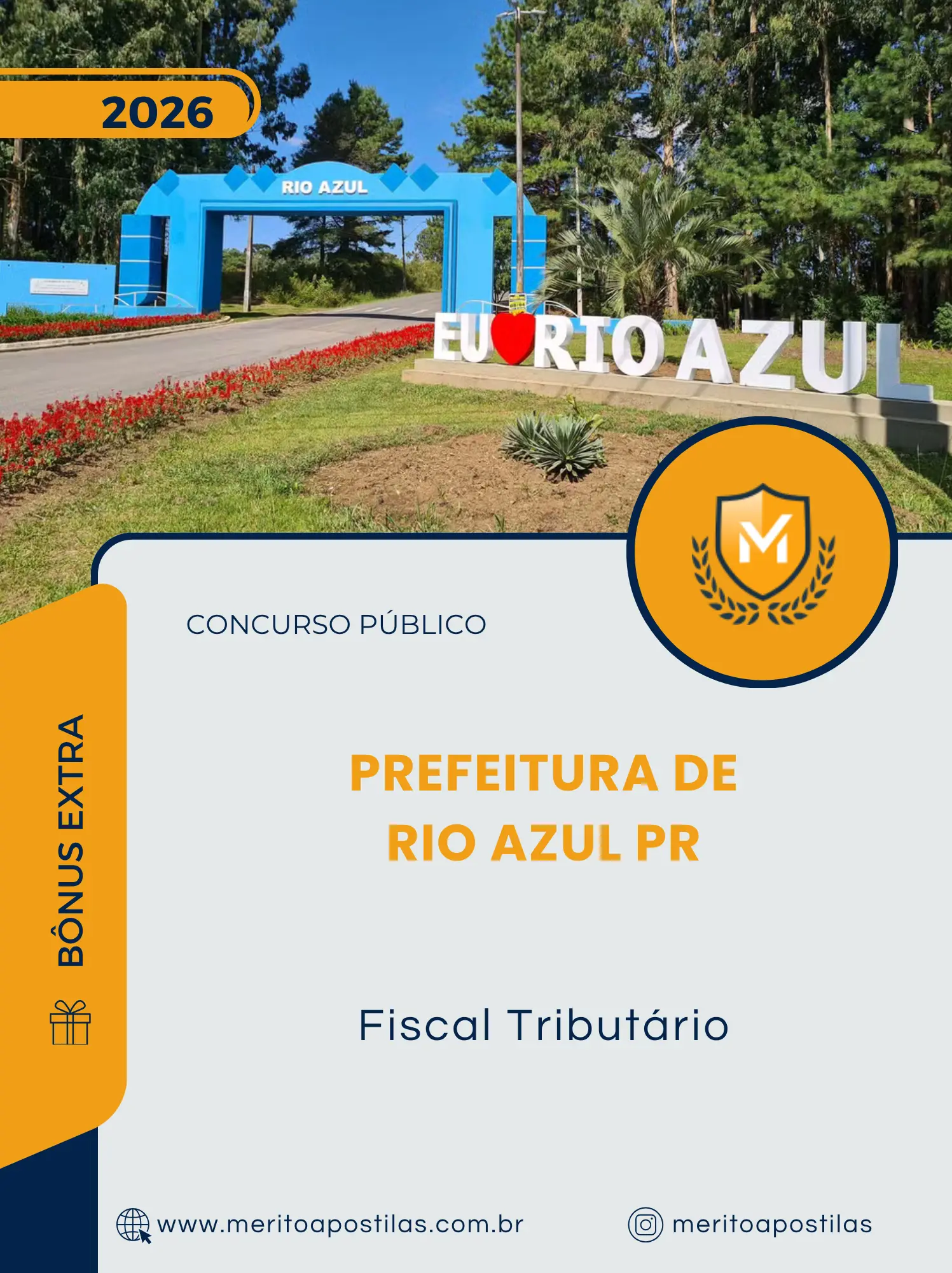 Apostila Fiscal Tributário Prefeitura de Rio Azul PR 2026