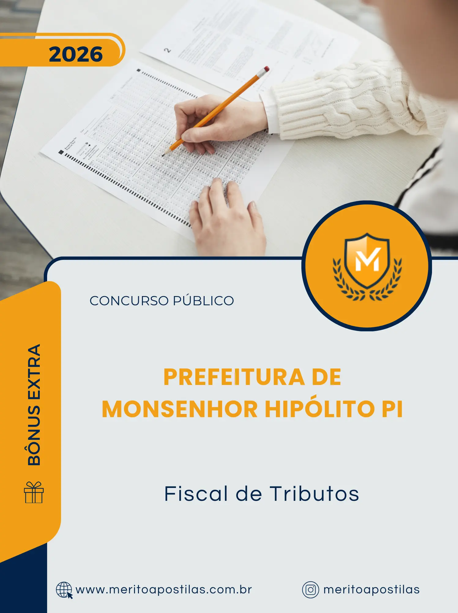 Apostila Fiscal de Tributos Prefeitura de Monsenhor Hipólito PI 2026