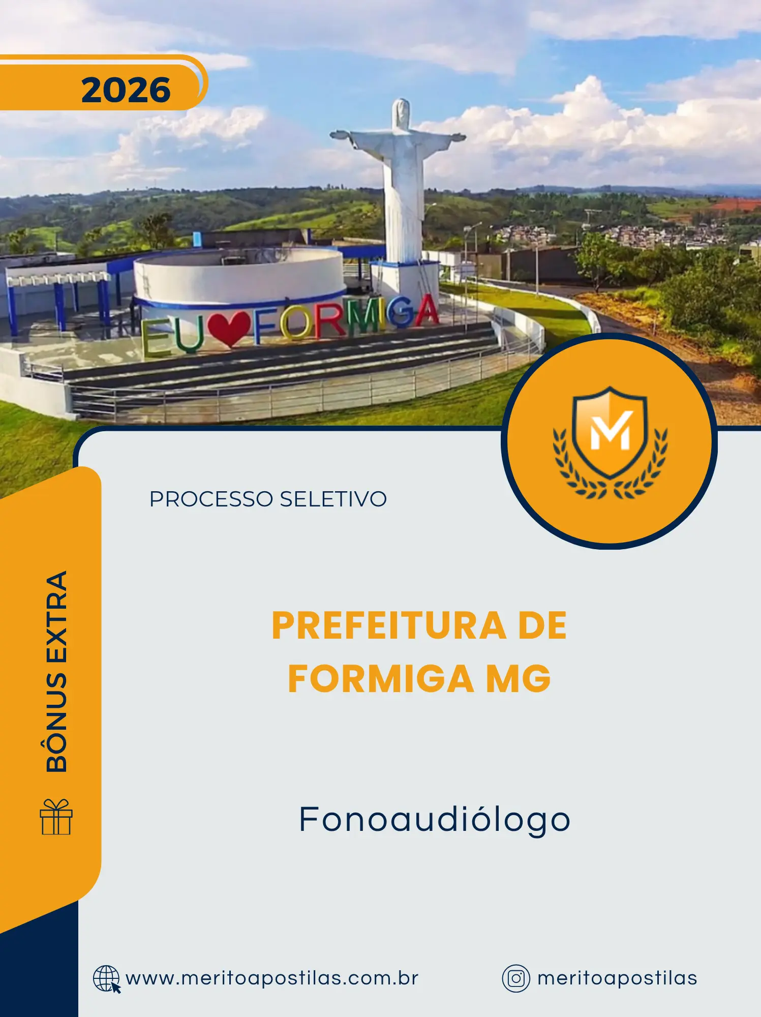 Apostila Fonoaudiólogo Prefeitura de Formiga MG 2026