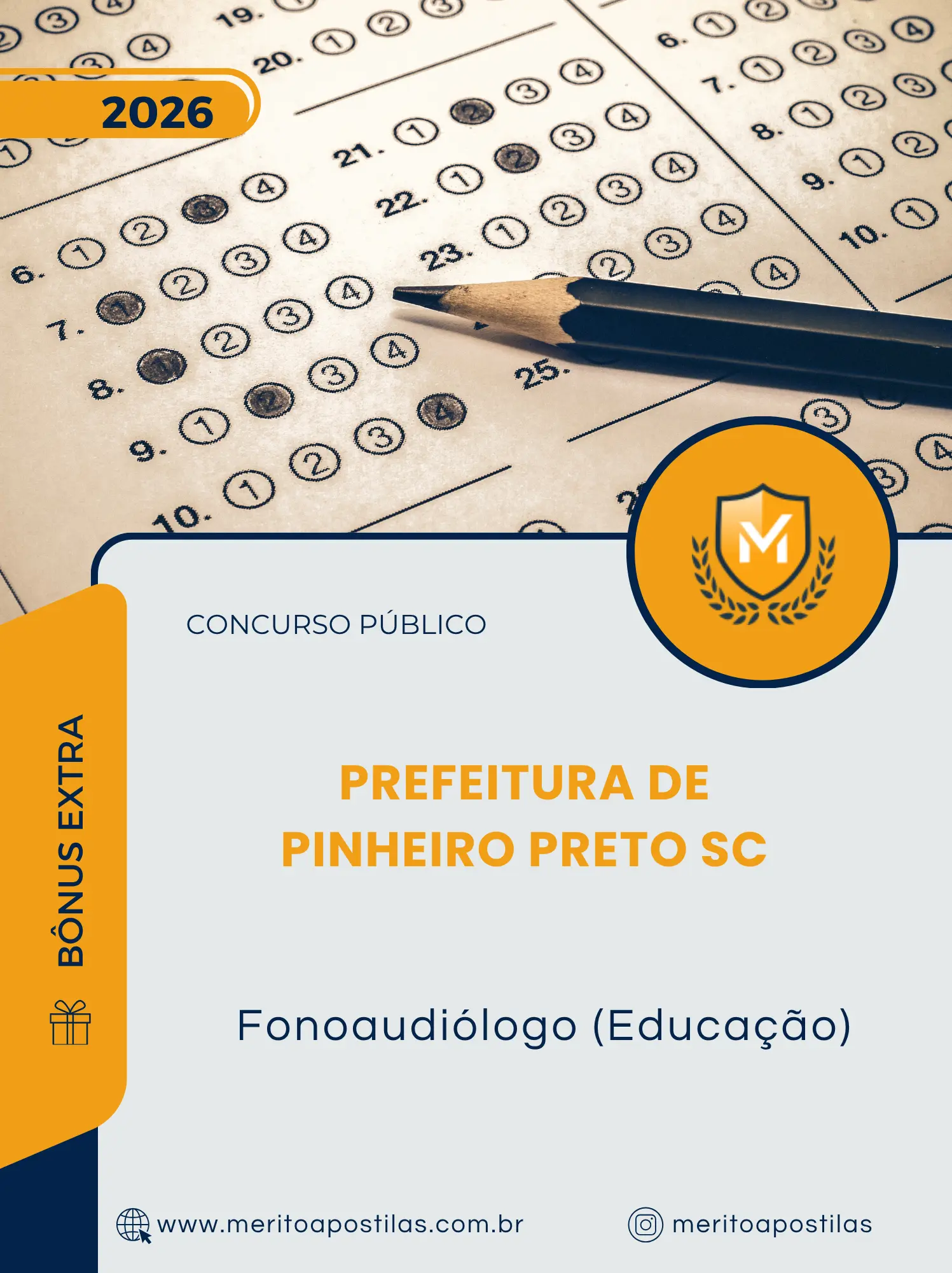 Apostila Fonoaudiólogo Educação Prefeitura de Pinheiro Preto SC 2026