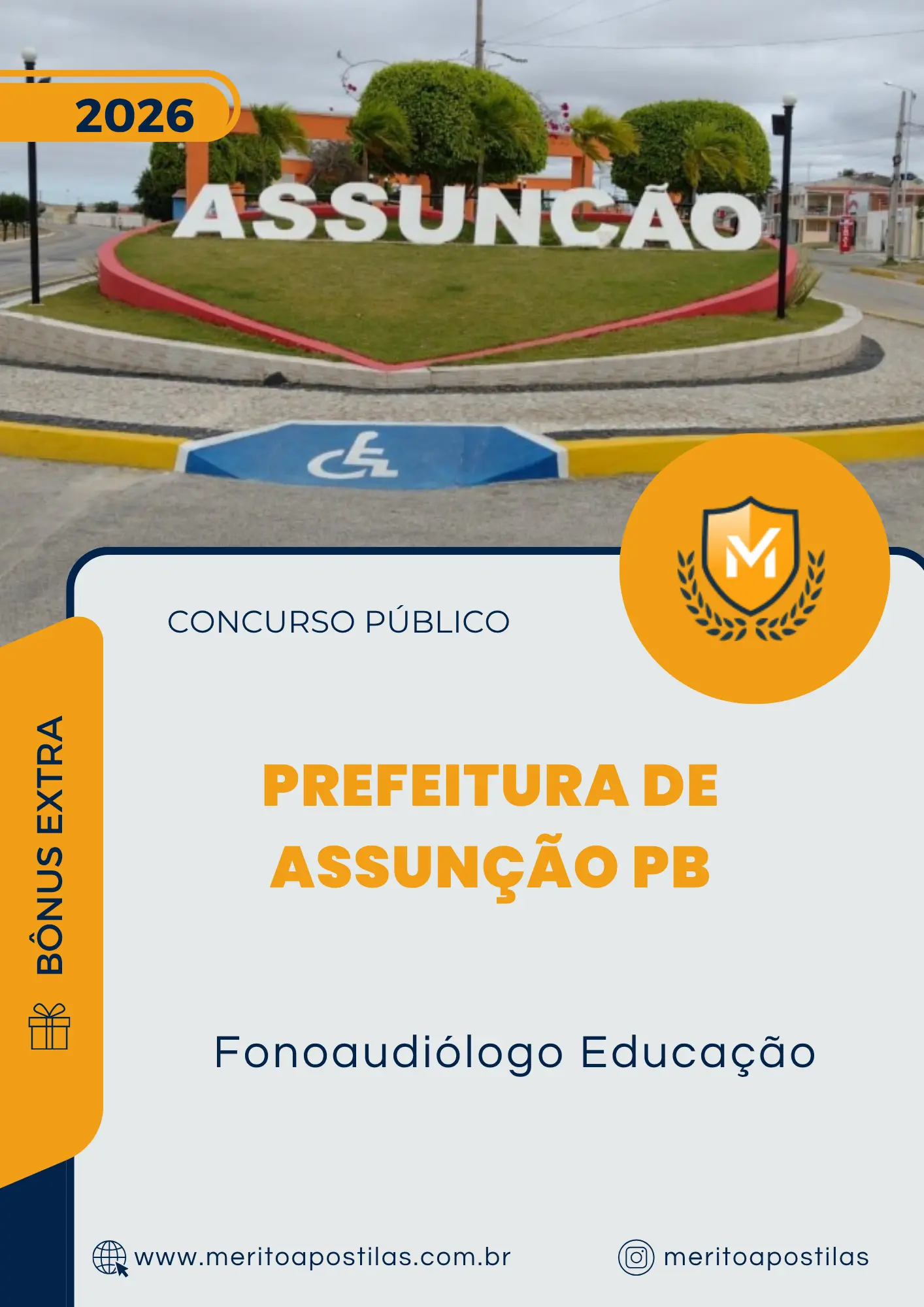 Apostila Fonoaudiólogo Educação Prefeitura de Assunção PB 2026
