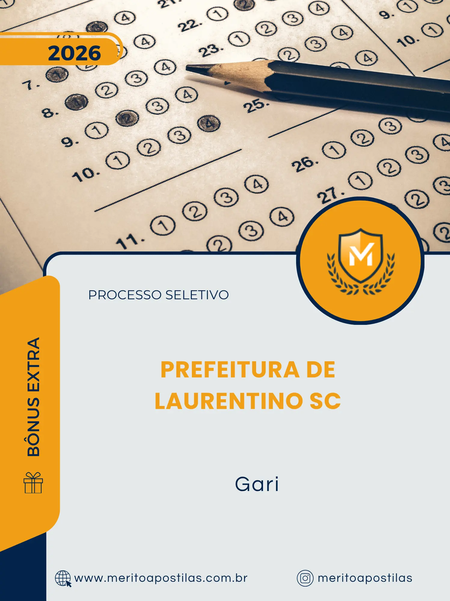 Apostila Gari Prefeitura de Laurentino SC 2026
