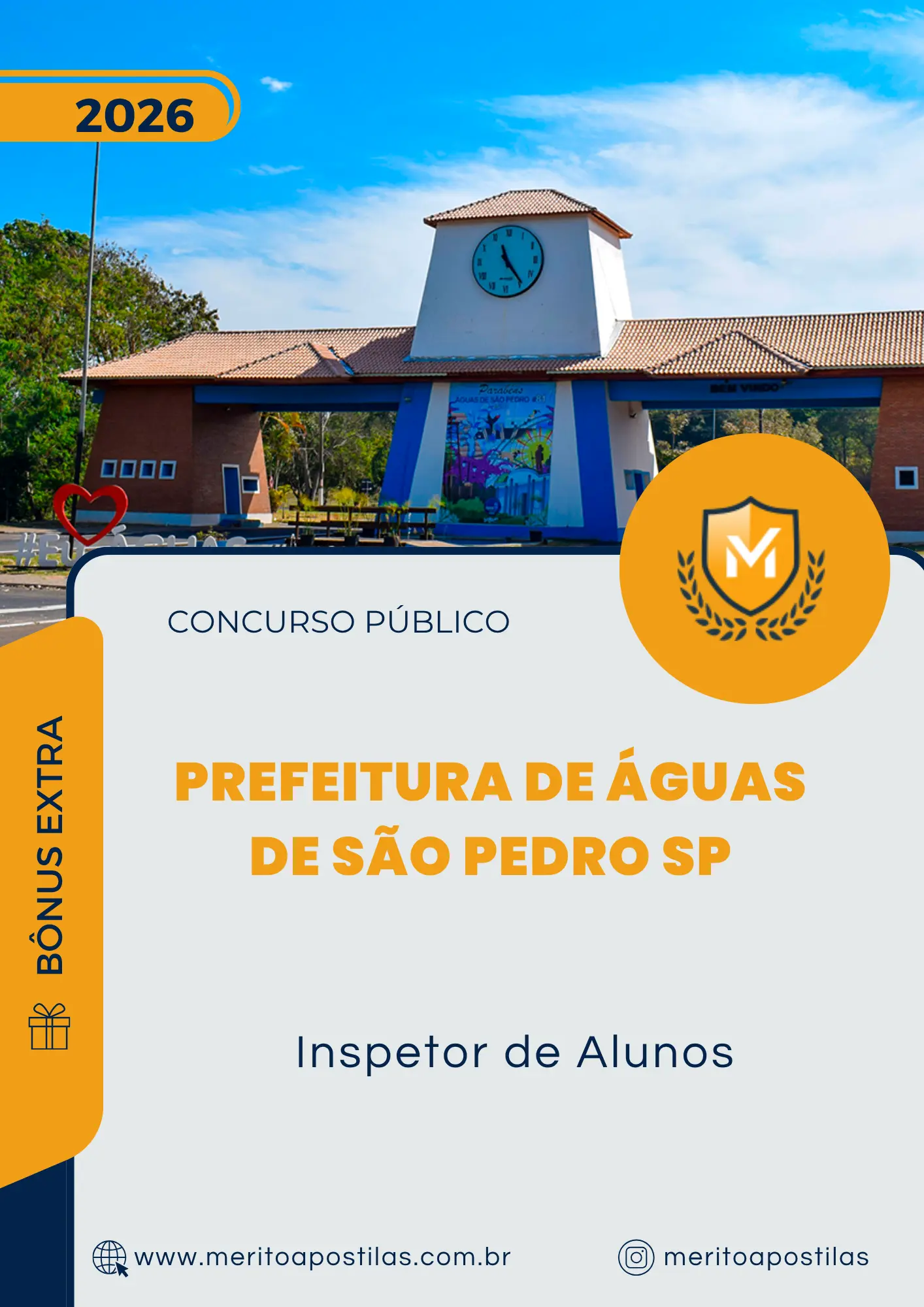 Apostila Inspetor de Alunos Prefeitura de Águas de São Pedro SP 2026