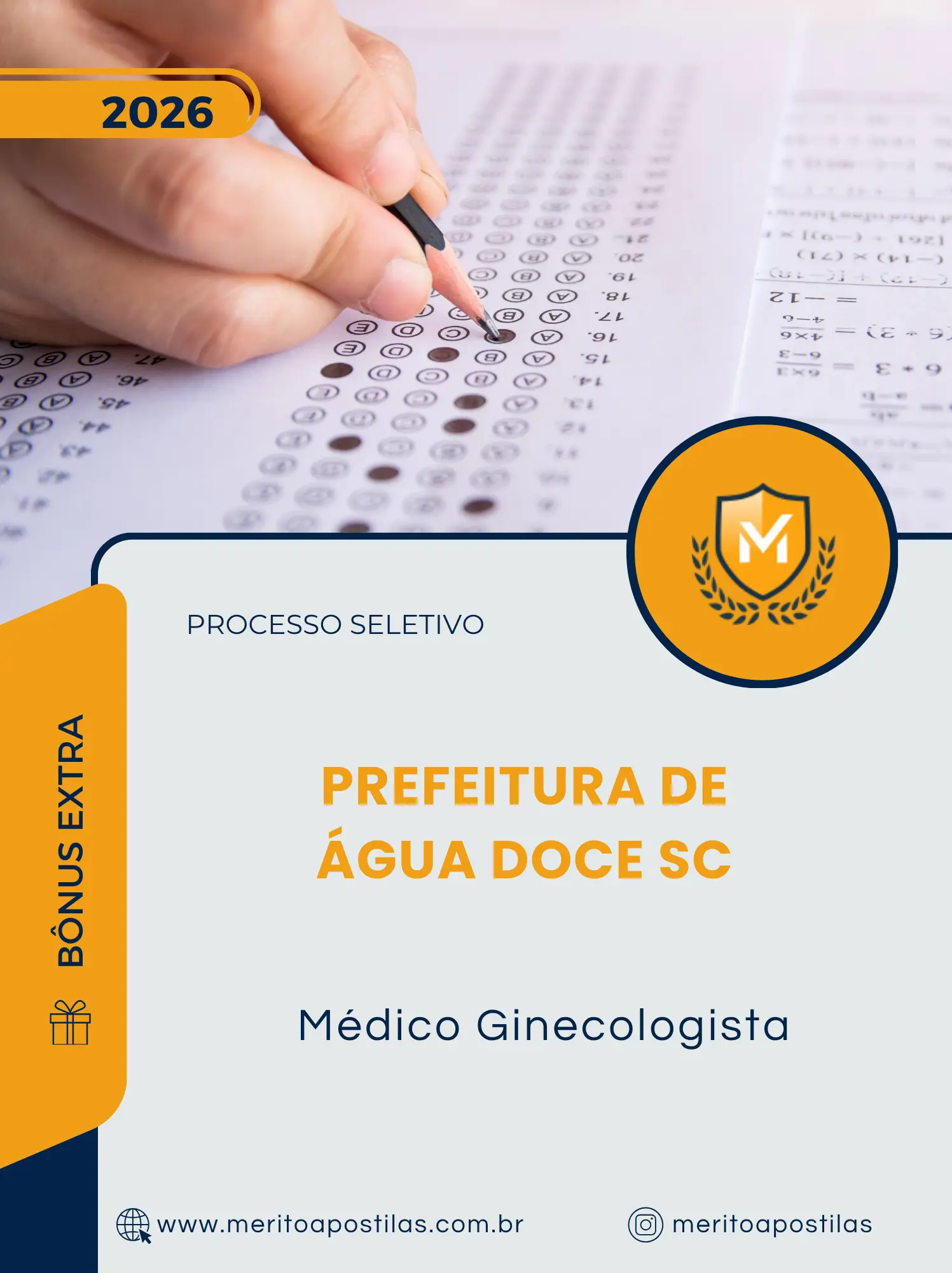 Apostila Médico Ginecologista Prefeitura de Água Doce SC 2026