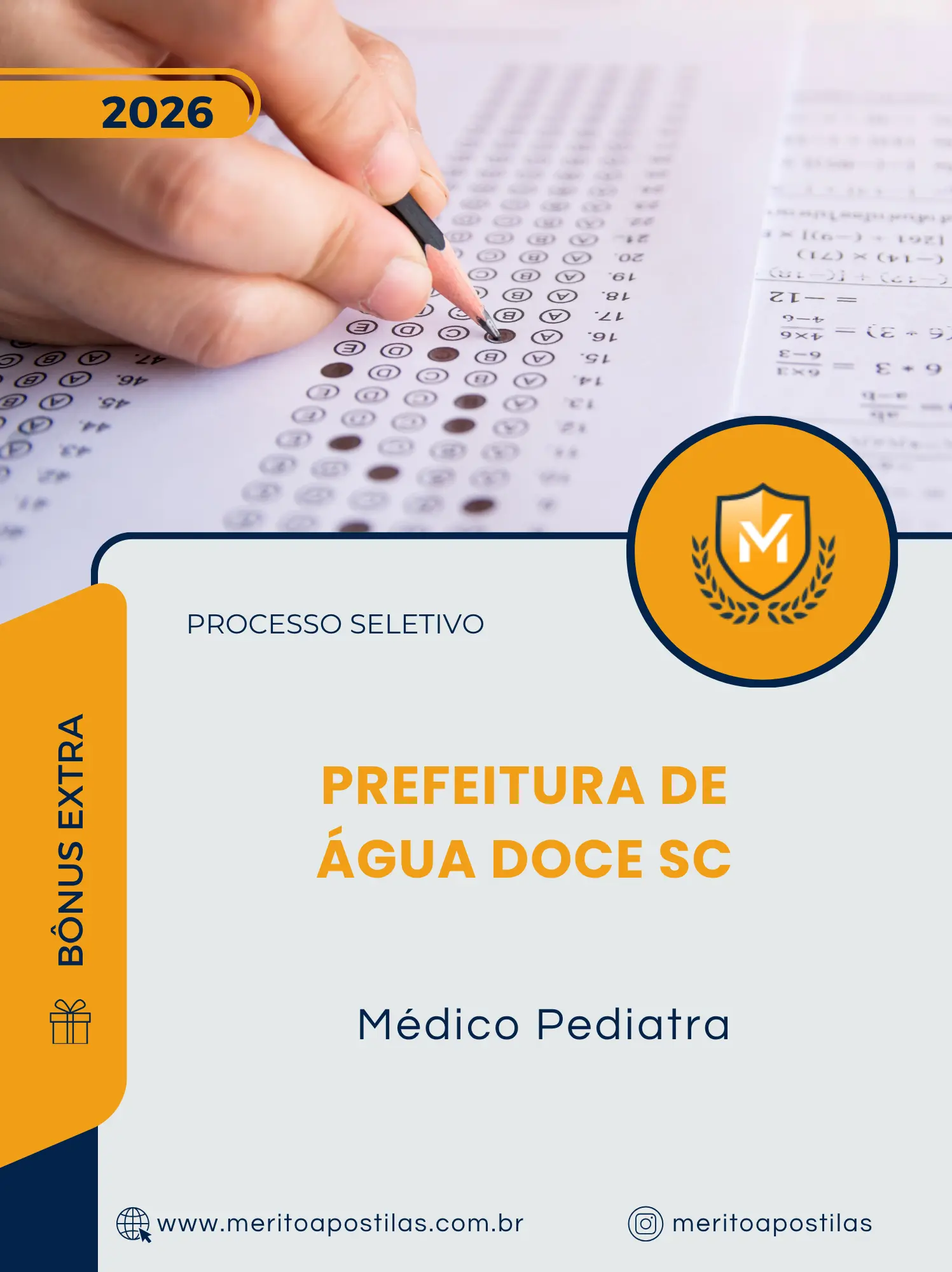 Apostila Médico Pediatra Prefeitura de Água Doce SC 2026