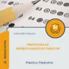 Apostila Médico Pediatra Prefeitura de Espírito Santo do Turvo SP 2026