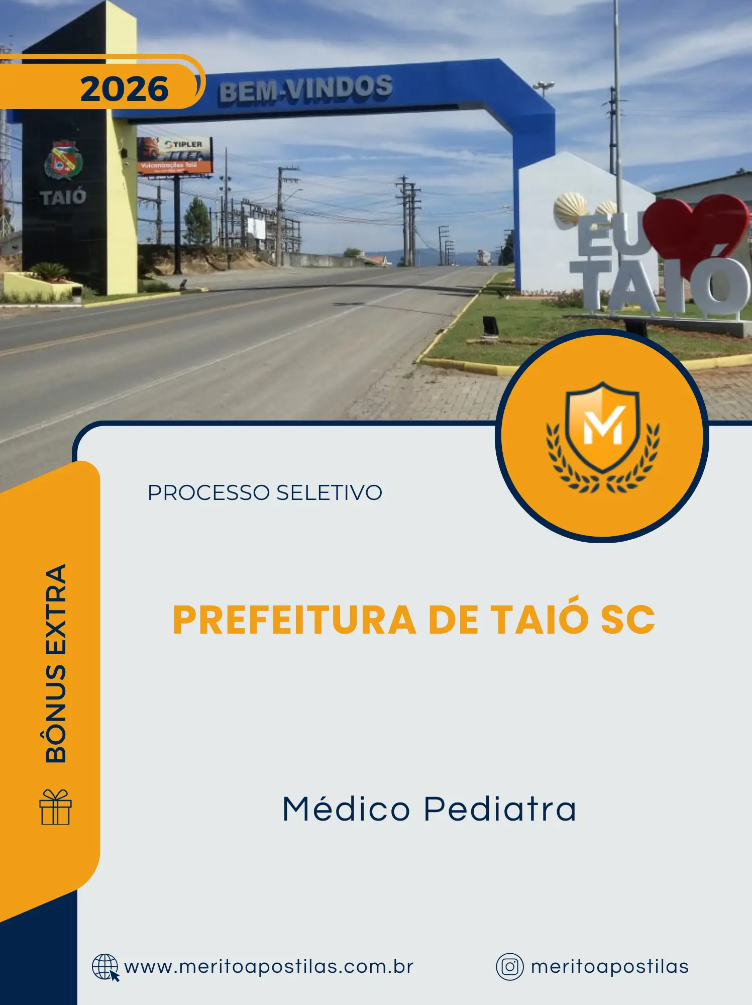 Apostila Médico Pediatra Prefeitura de Taió SC 2026