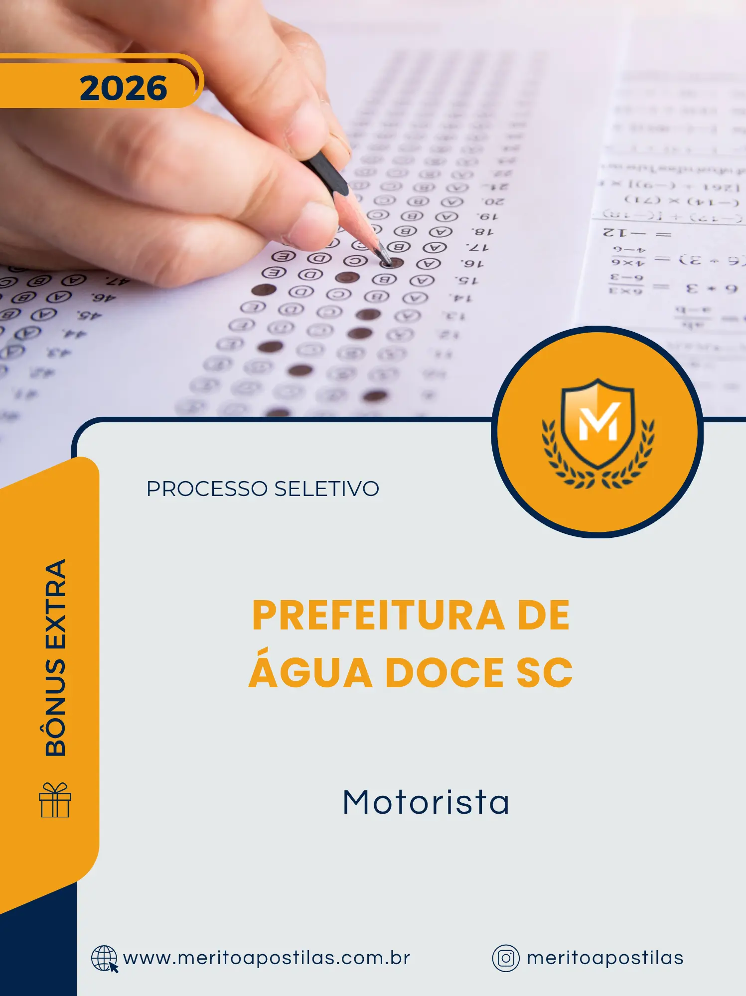 Apostila Motorista Prefeitura de Água Doce SC 2026