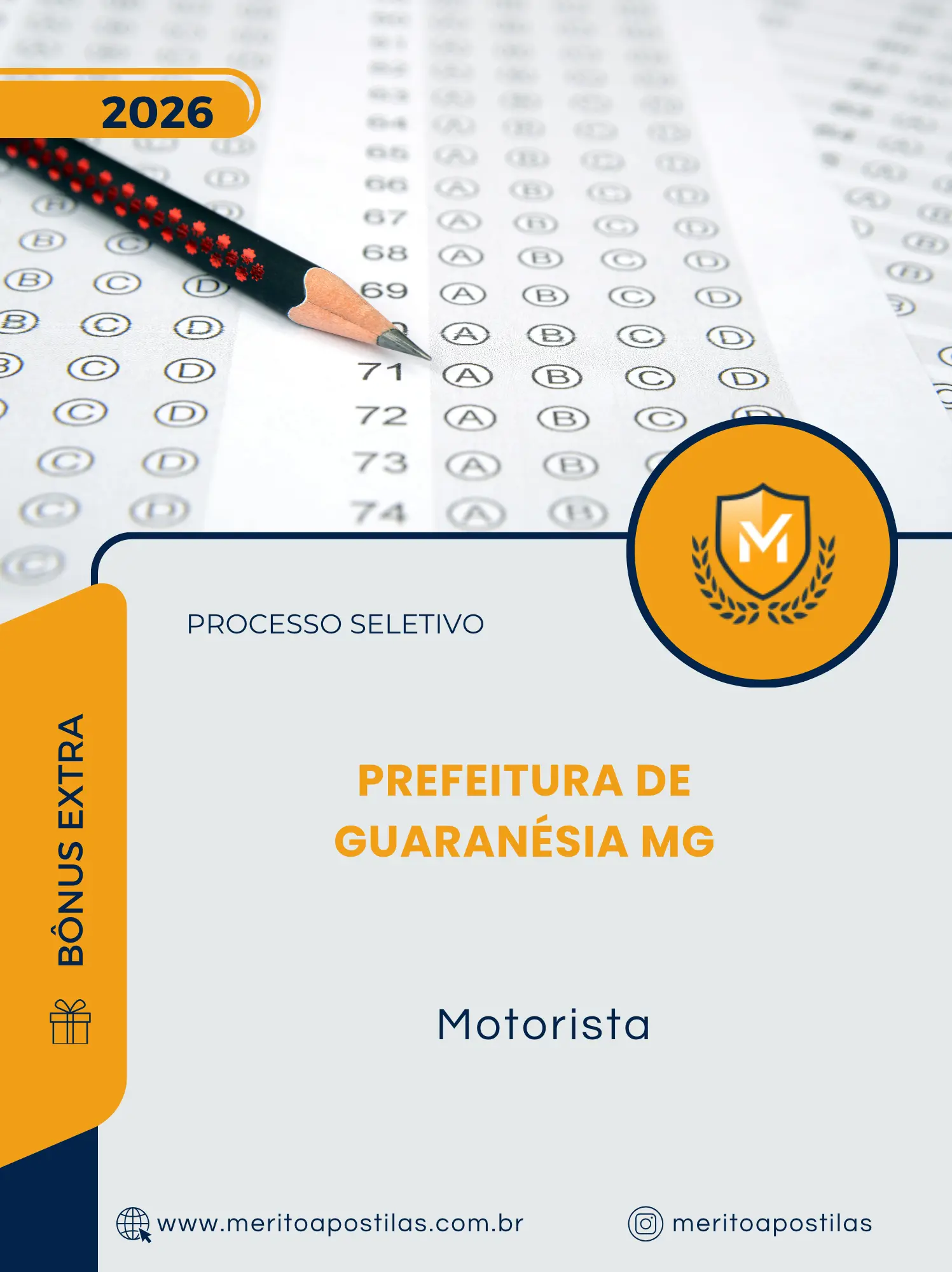 Apostila Motorista Prefeitura de Guaranésia MG 2026
