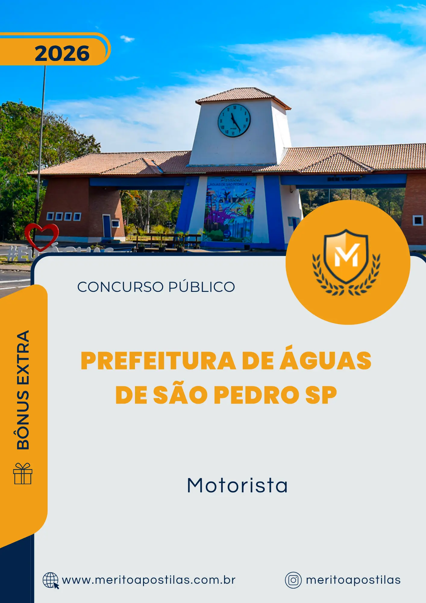 Apostila Motorista Prefeitura de Águas de São Pedro SP 2026