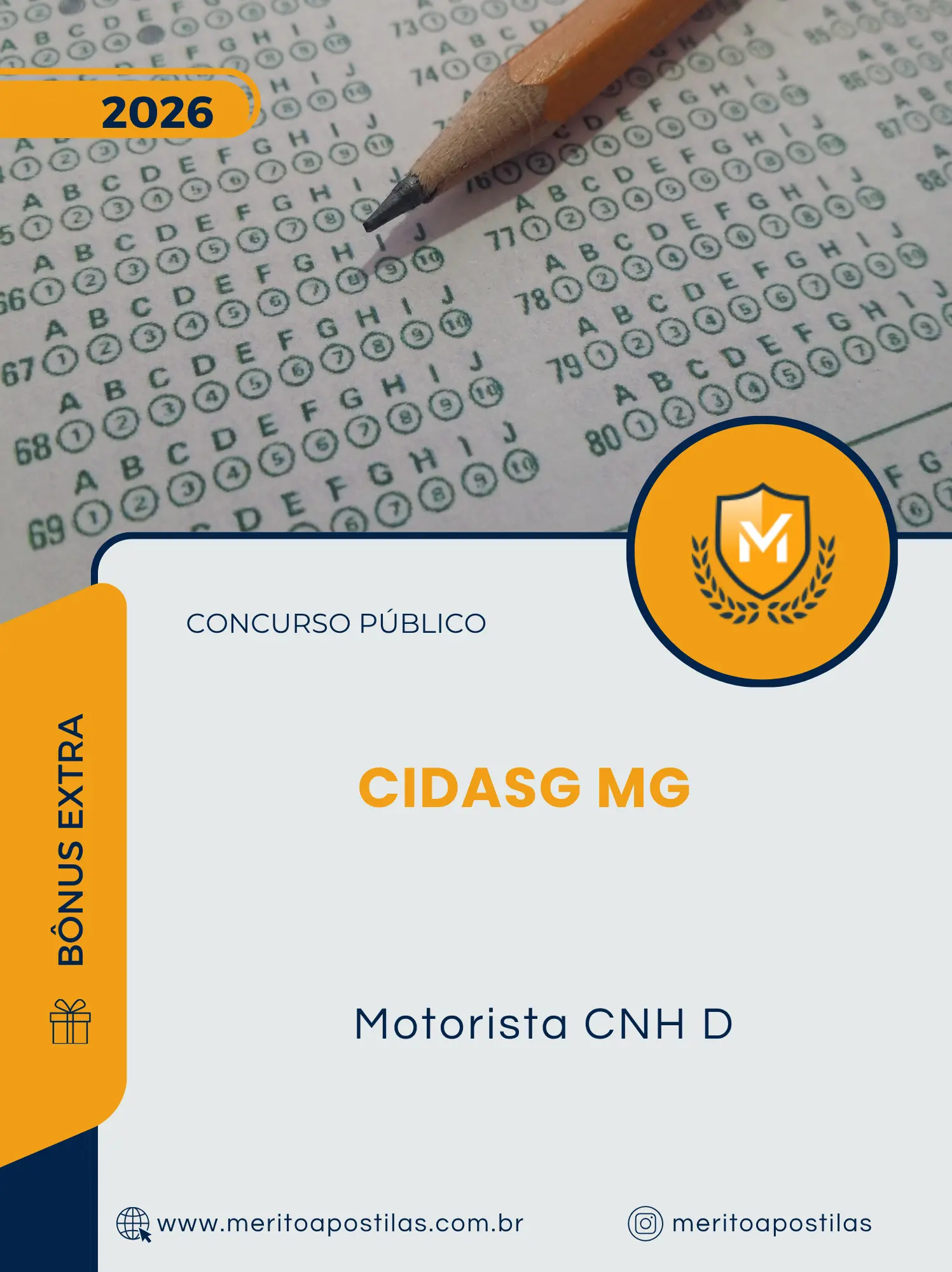 Apostila Motorista CNH D Concurso Público CIDASG MG 2026