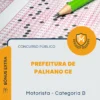Apostila Motorista Categoria B Prefeitura de Palhano CE 2026