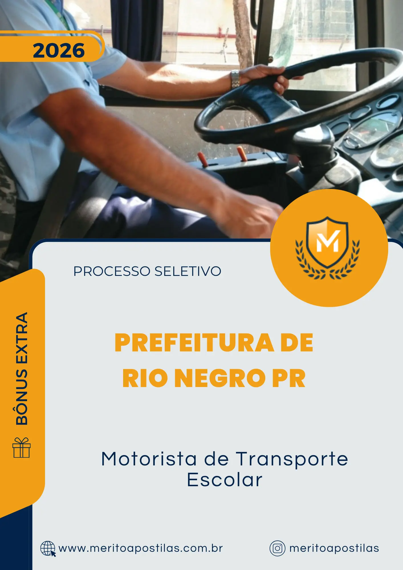 Apostila Motorista de Transporte Escolar Prefeitura de Rio Negro PR 2026