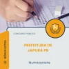 Apostila Nutricionista Prefeitura de Japurá PR 2026