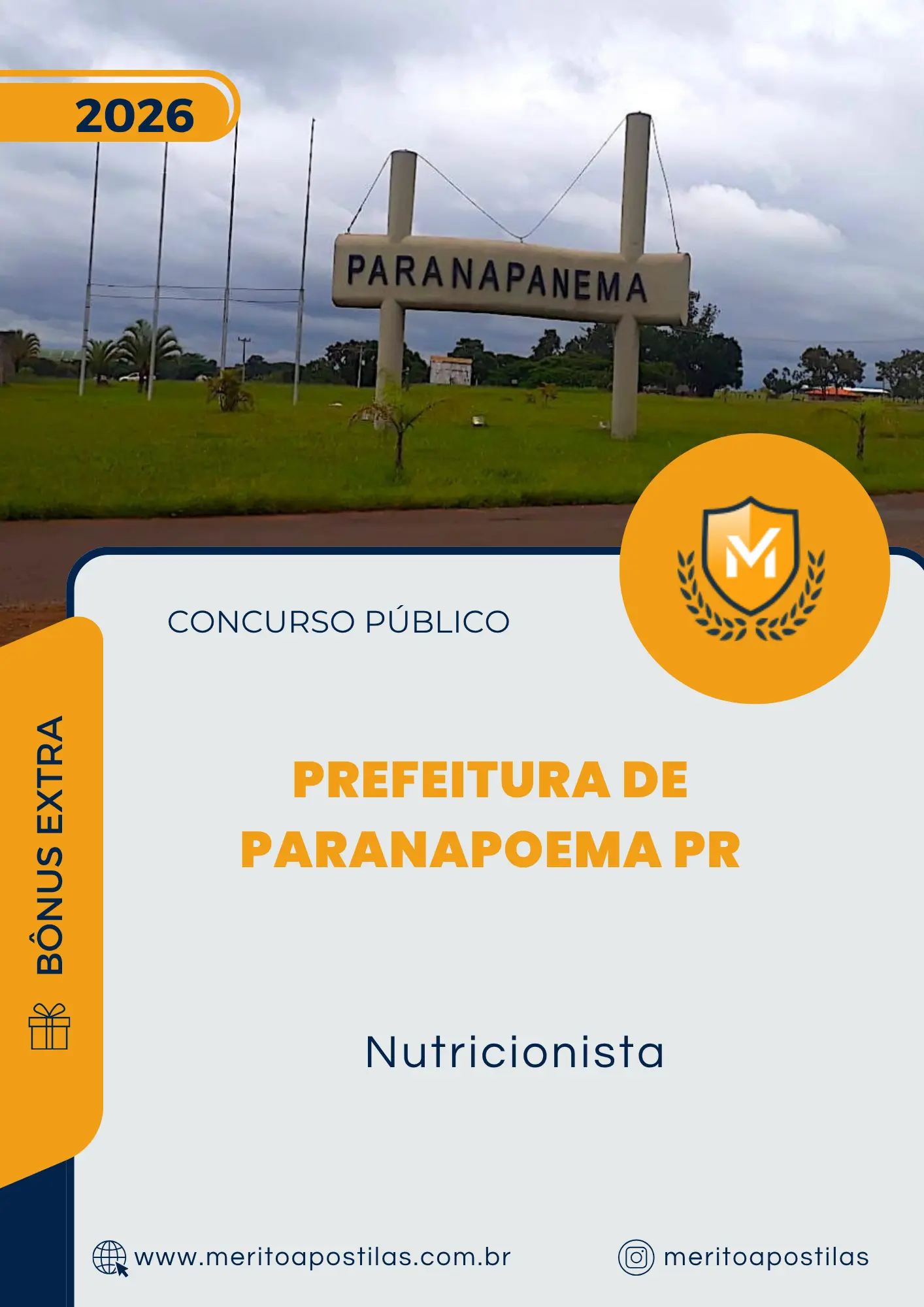 Apostila Nutricionista Prefeitura de Paranapoema PR 2026