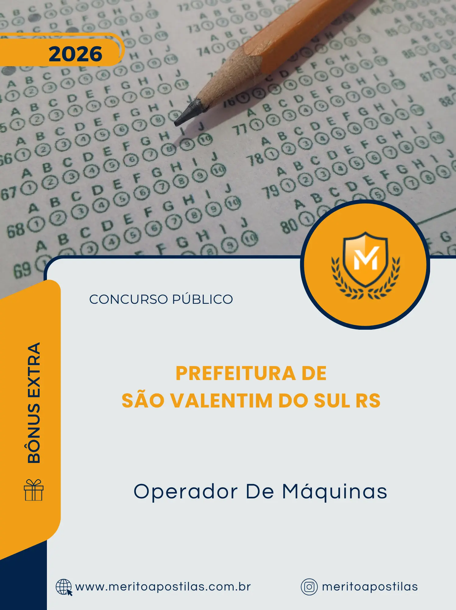 Apostila Operador De Máquinas Prefeitura de São Valentim do Sul RS 2026