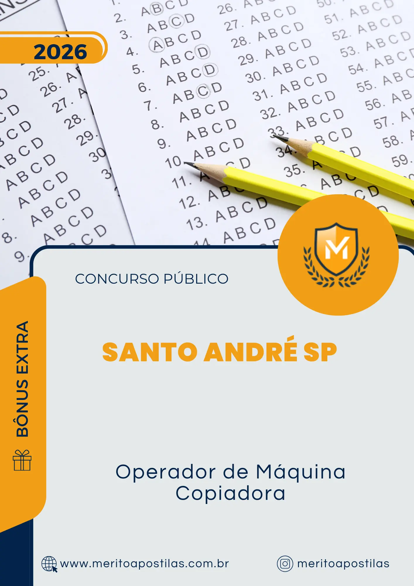 Apostila Operador de Máquina Copiadora Fundação Santo André SP 2026